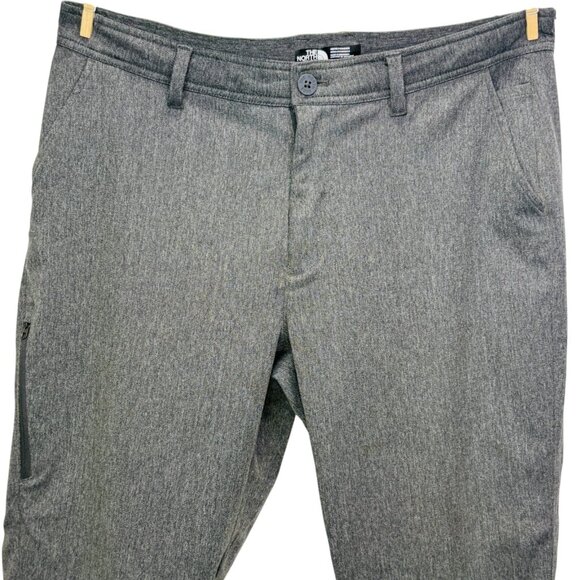 The North Face Men Gray Jogger Pants Stretch Zip Pocket Casual Size 36 - Picture 4 of 11